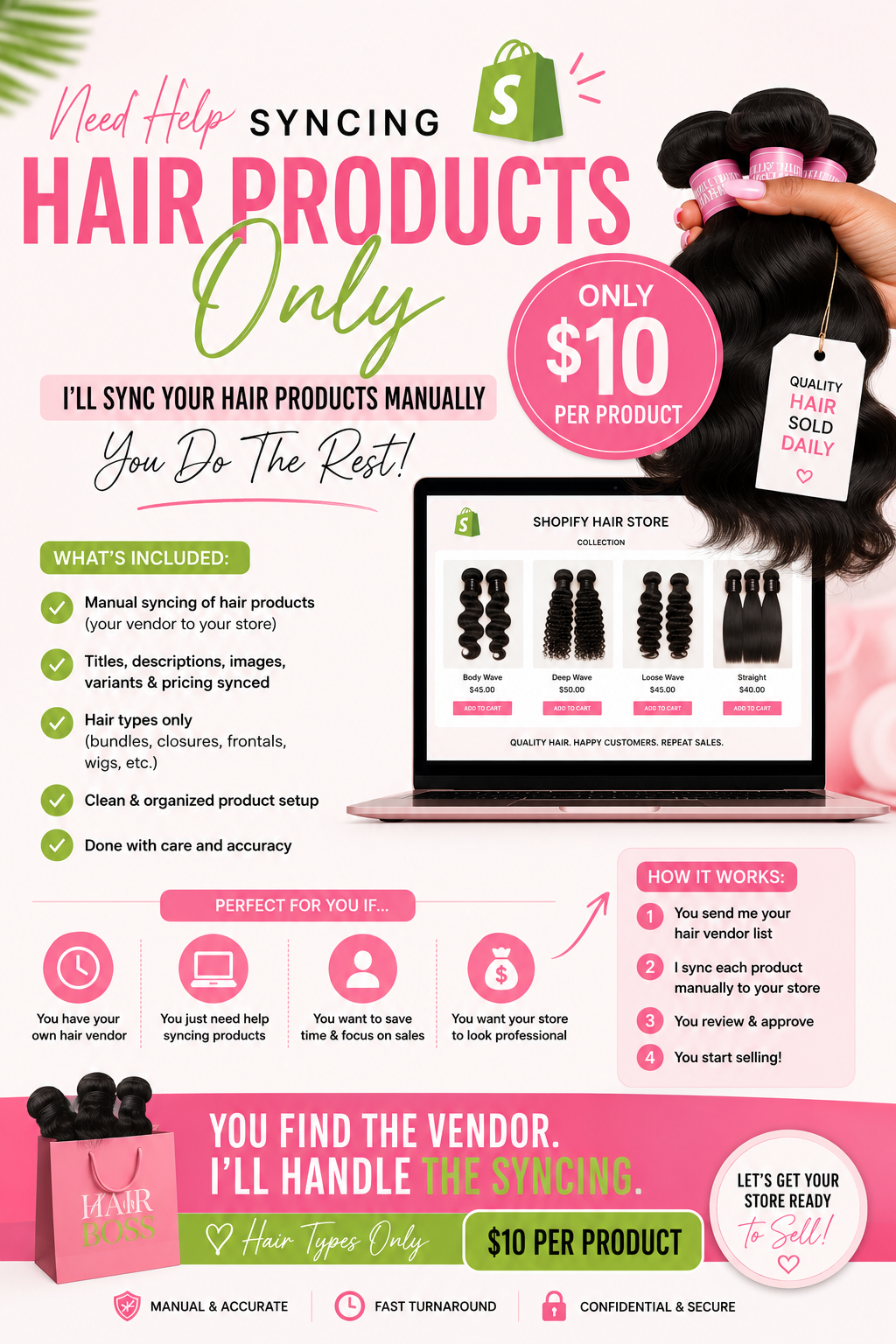 Shopify Hair Product Sync Service (Manual Uploads)