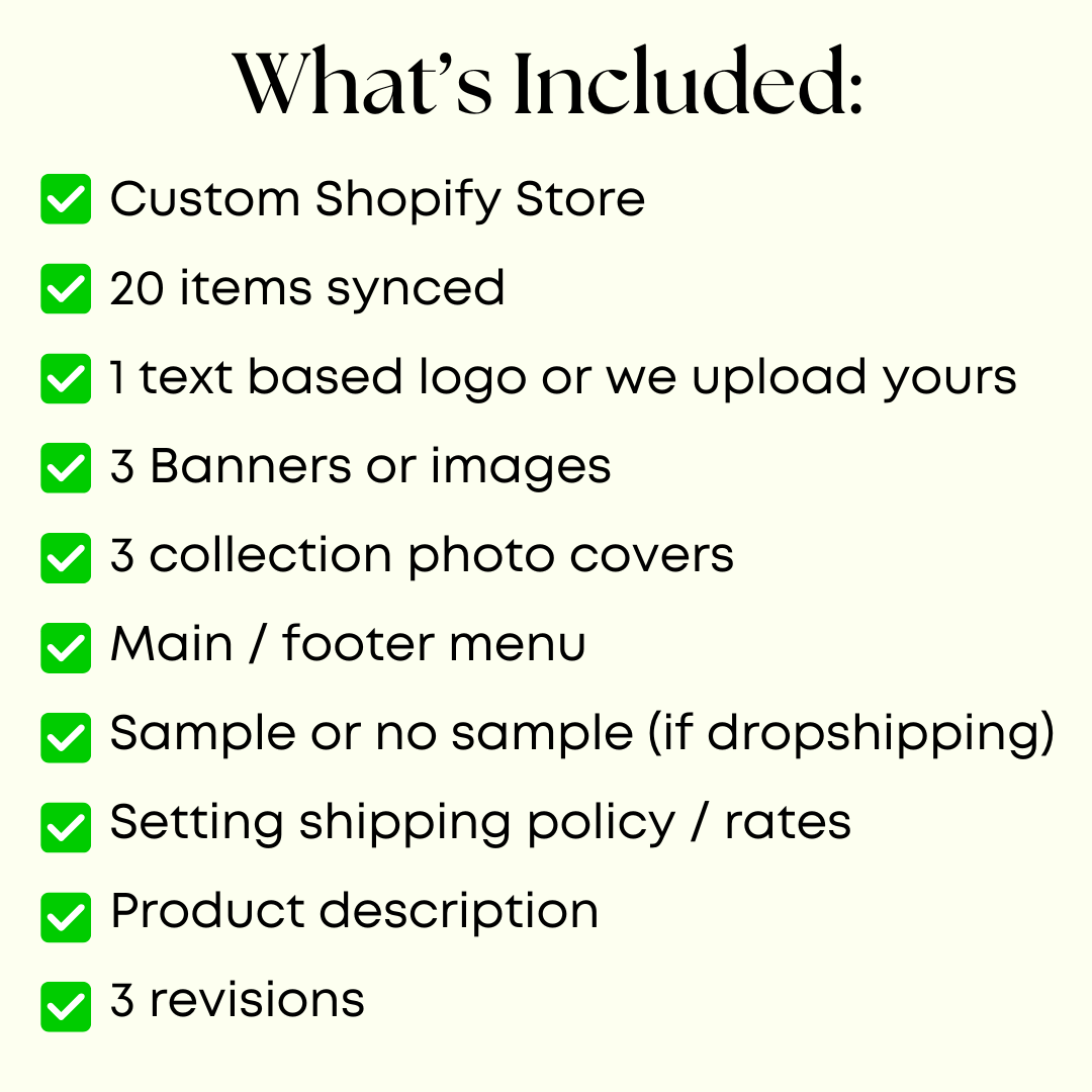 Shopify Store Customization