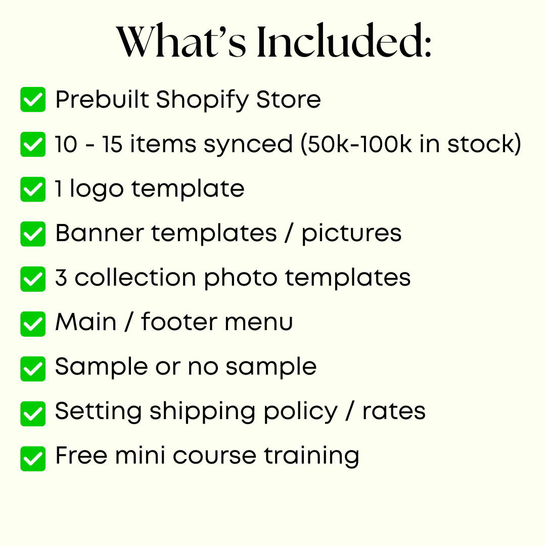 Shopify Dropship Hair Boutique