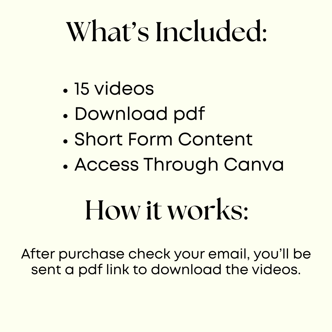 Done-For-You Hair Videos
