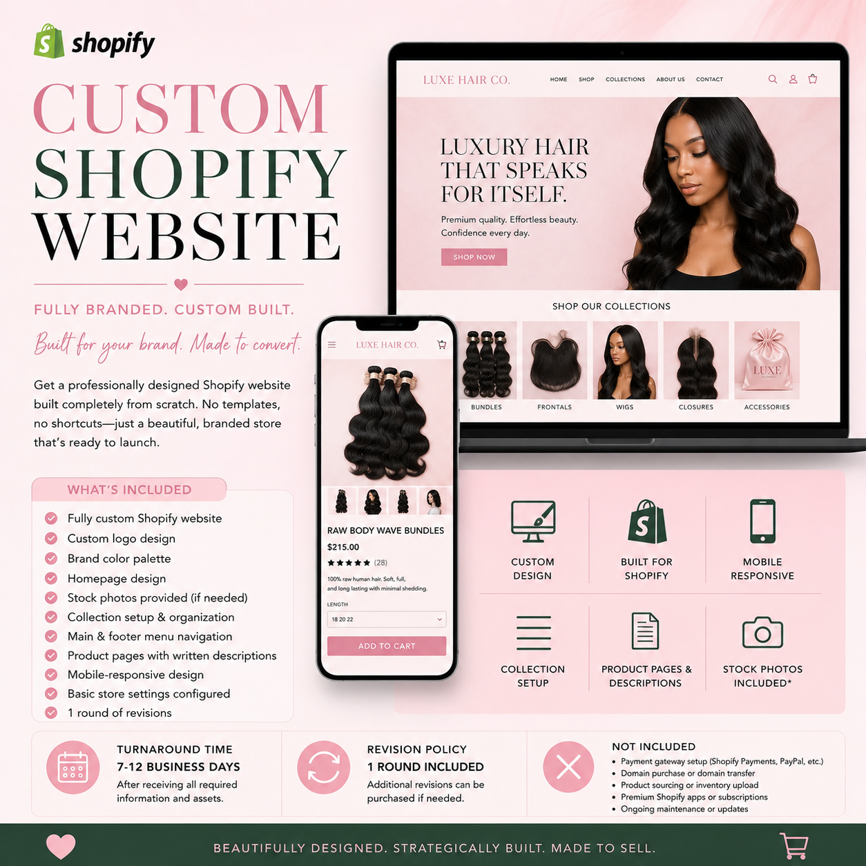 Custom Shopify Website