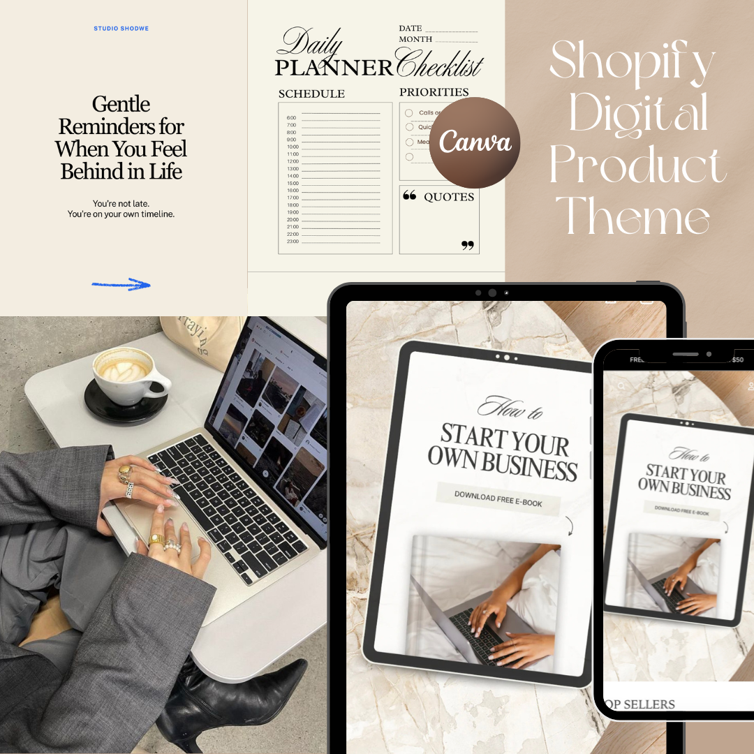 Prebuilt Shopify Digital Product Store