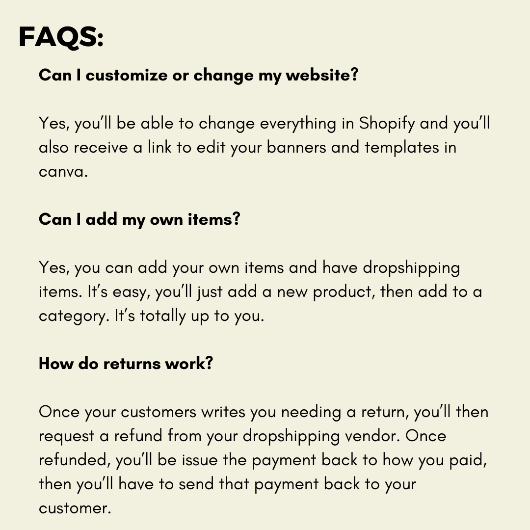 Dropship Clothing Boutique
