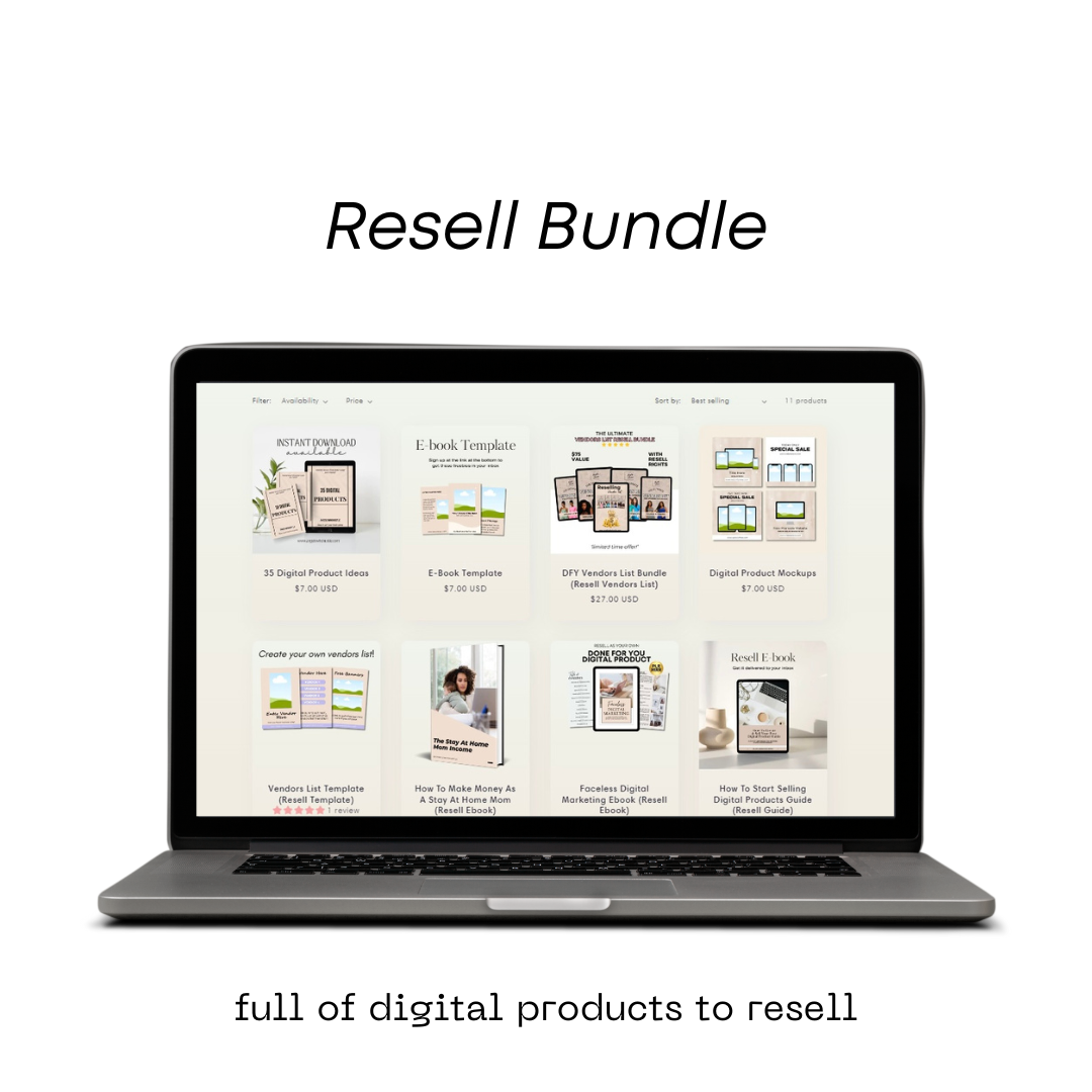 Ultimate Resell Digital Products Bundle