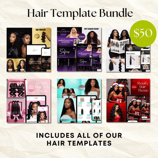 Hair Template Bundle