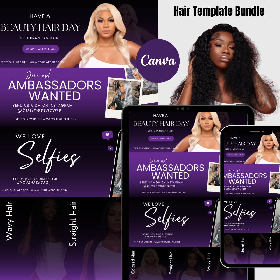 Shopify Hair Website Templates