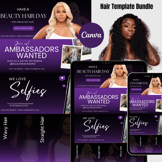 Shopify Hair Website Templates