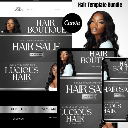 Shopify Hair Website Templates
