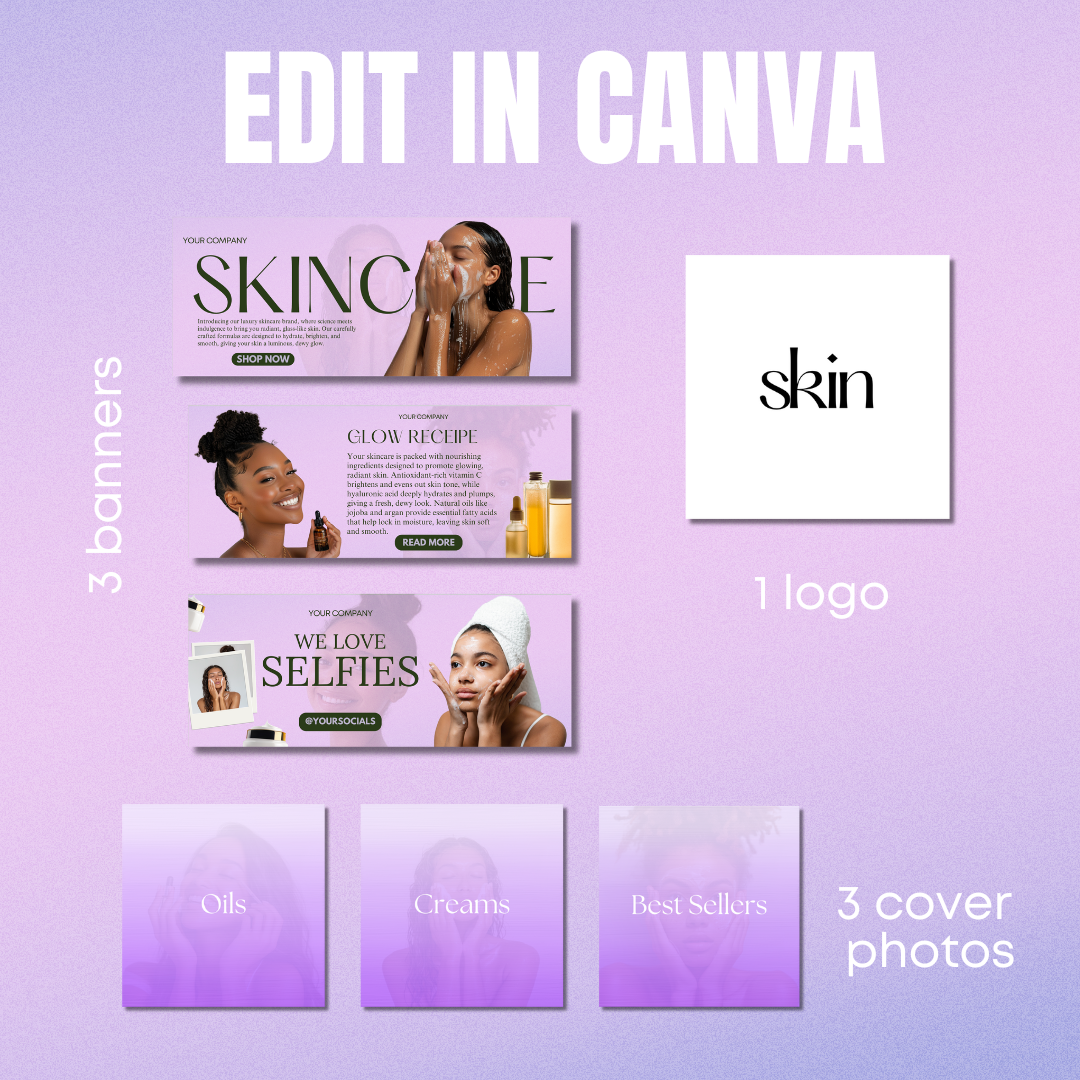 Shopify Skincare Website Templates