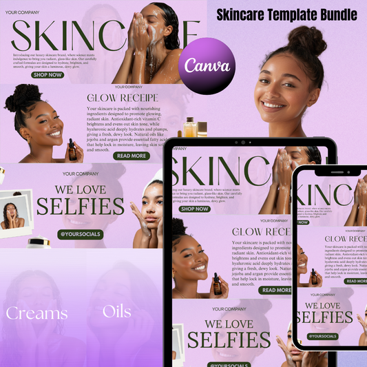 Shopify Skincare Website Templates