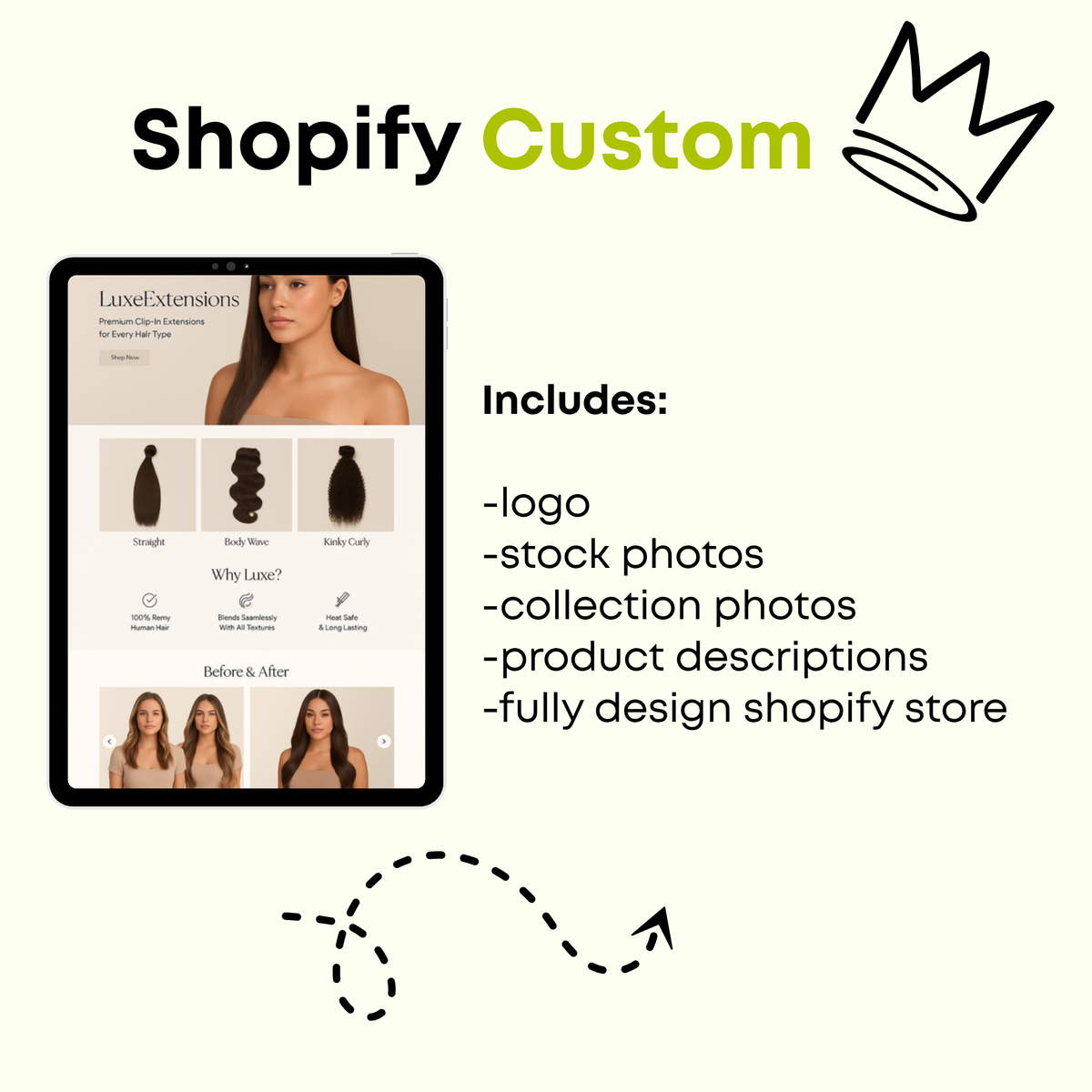Custom Shopify Website