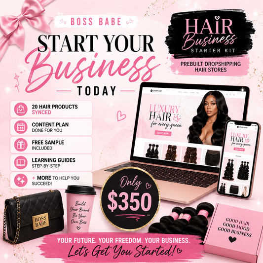 Prebuilt Dropshipping Hair Stores