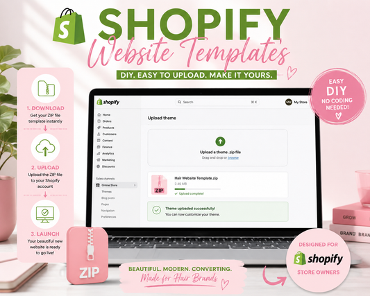 Shopify Hair Website Templates