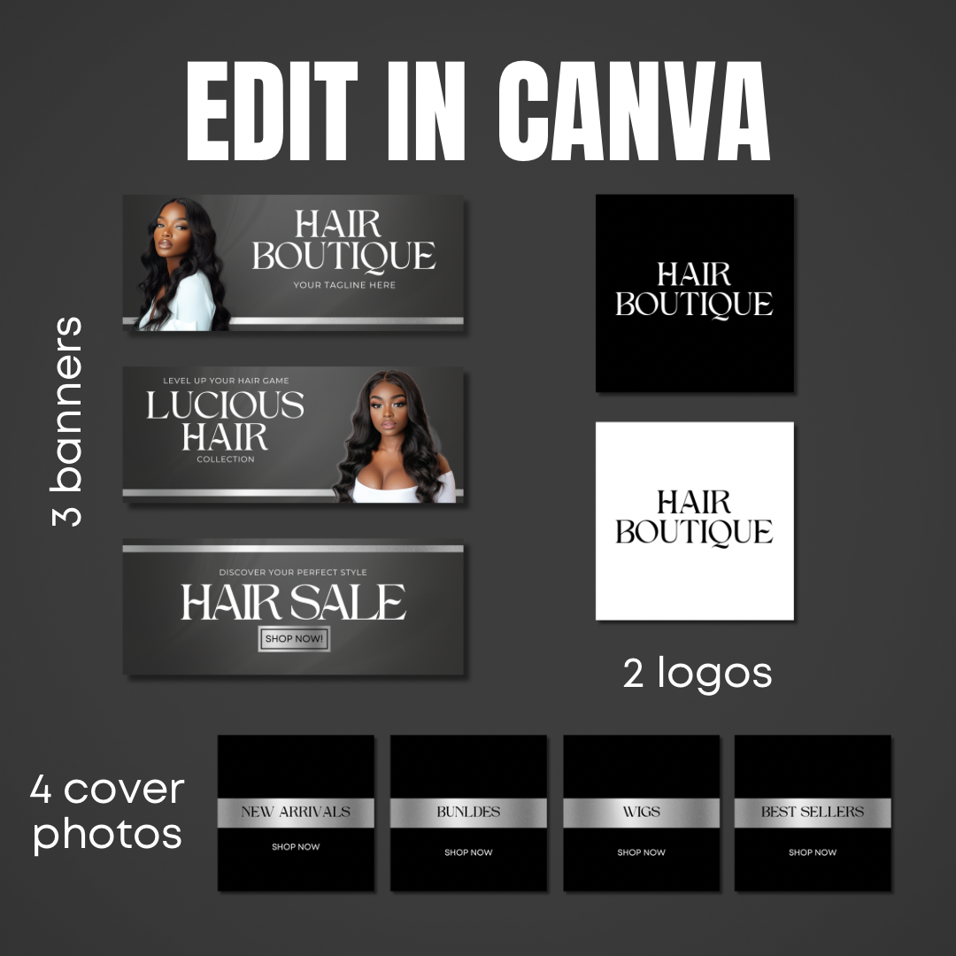 Shopify Hair Website Templates