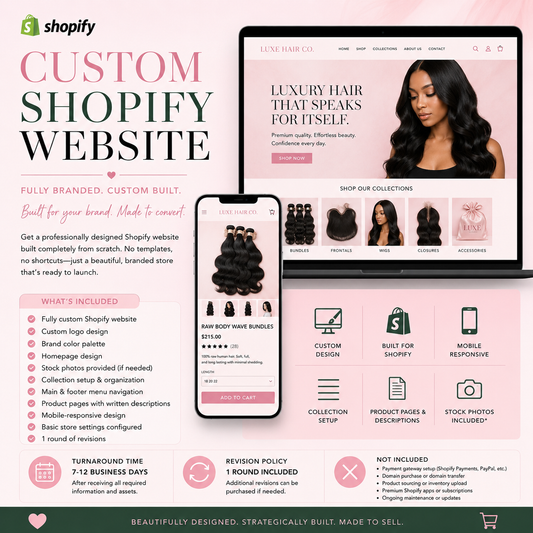 Custom Shopify Website