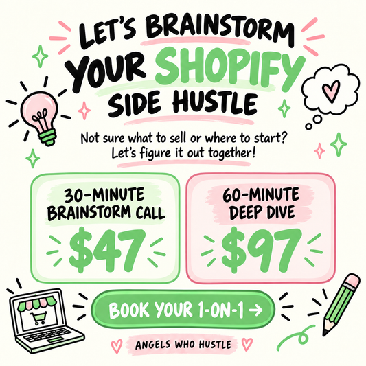 1-on-1 Shopify Side Hustle Strategy Call