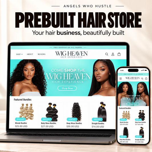 Prebuilt Shopify Hair Store