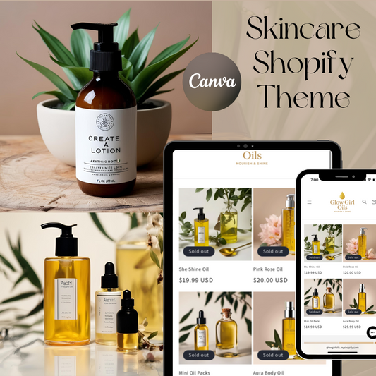Shopify Skincare Theme | She Glow Template