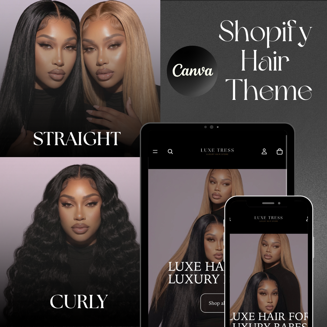 Prebuilt Shopify Hair Business