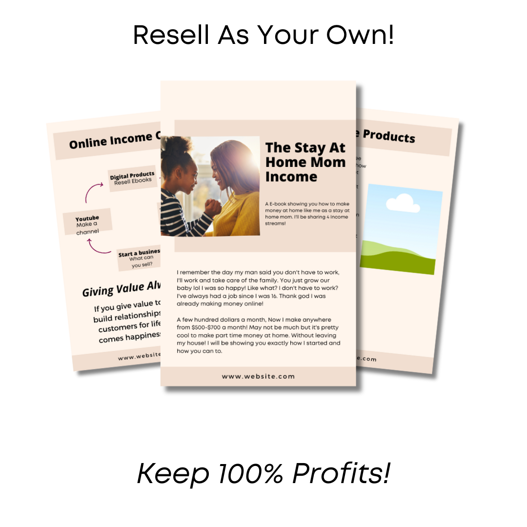 How To Make Money As A Stay At Home Mom (MRR/PLR)
