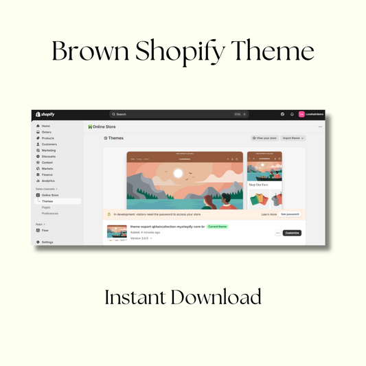 Shopify Brown Theme