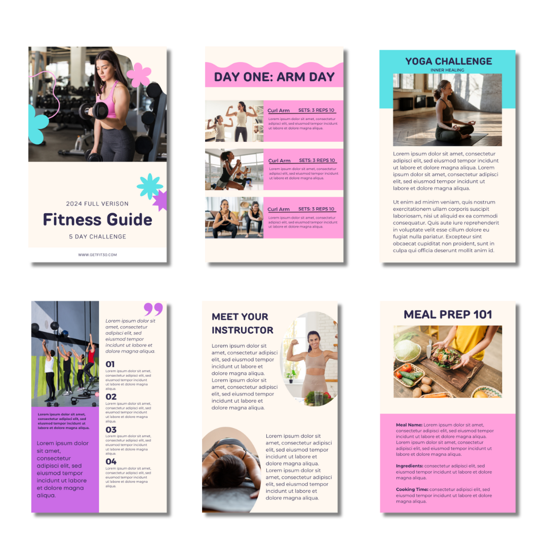 Fitness Guide Ebook Template (Resell Template)